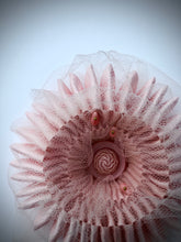 Load image into Gallery viewer, Pink Swamp - Double Charybdis brooch with pink coral